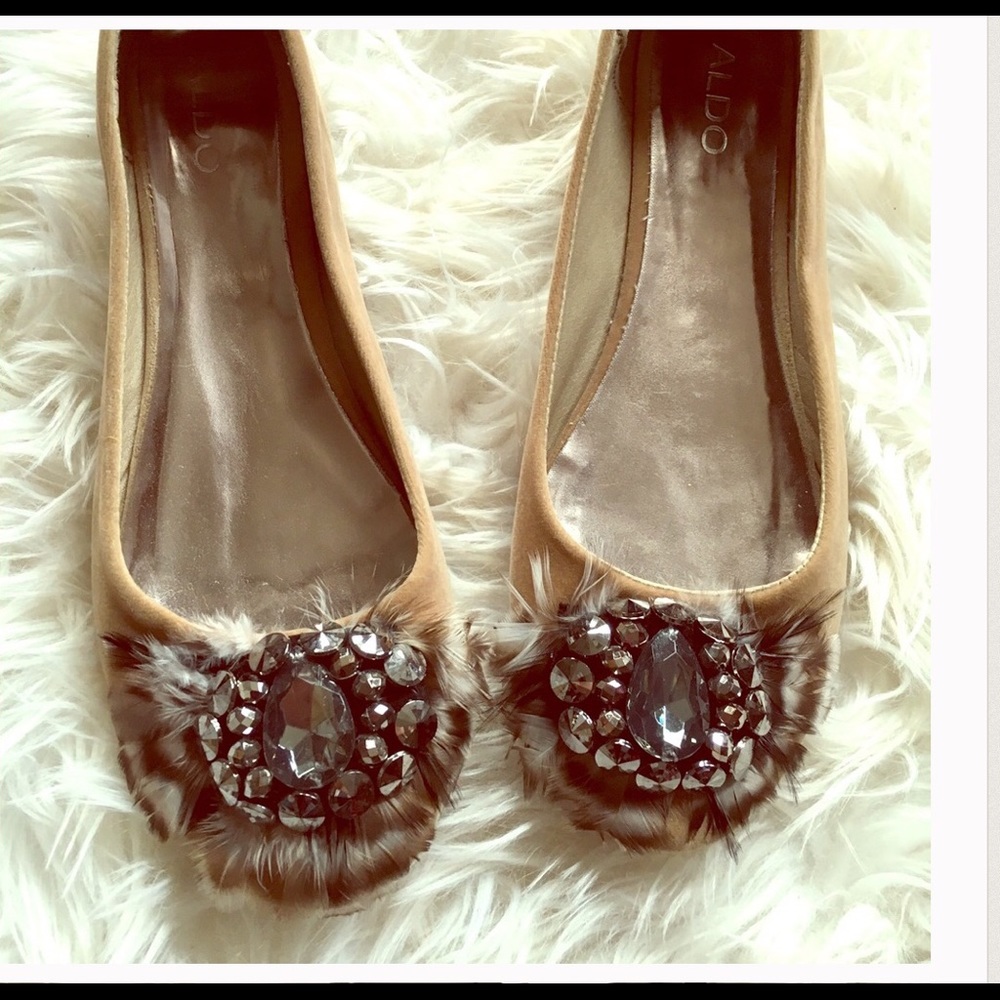 Adorable Embellished Aldo Flats